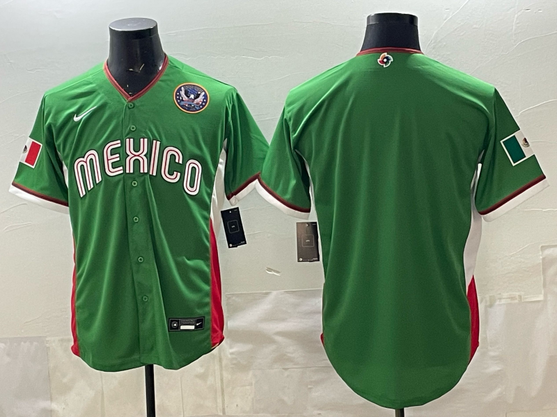 Men 2026 World Cub USA blank green Nike MLB Jersey 0010